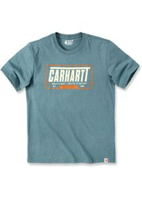 Carhartt Heavyweight Graphic, t-shirt , color: Light Petrol/Light Yellow , size: M