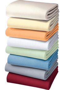 Biberna unisex Natahovací prostěradlo vanilková ,velikost 1 kus 90x190 – 100x200 cm