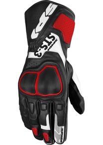 Spidi STS-3, gloves , color: Black/White/Red , size: S