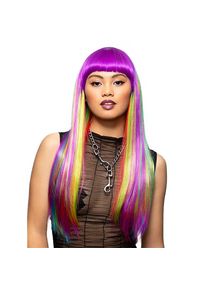 Smiffys Manic Panic Per&uuml;cke lila-bunt