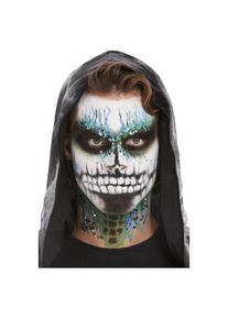 Smiffys Halloween - Make - up Set Kostlivec modro-zelen� s glitry
