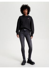 Tommy Jeans dámské tmavě šedé džíny NORA - 31/30 (1BZ)