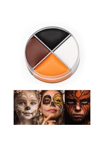 KRYOLAN Creme Schminke schwarz-weiß-braun-orange Make-up 15 ml | Halloween Kinderschminke