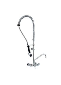 KBS Geschirrwaschbrause mit Schwenkhahn und LOW-Flow Brause Zweiloch Wandmontage