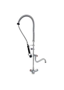 KBS Knebel-Geschirrwaschbrause mit Schwenkhahn und LOW-Flow Brause Einloch ø 1/2