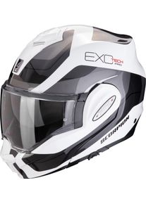 Scorpion EXO-Tech Evo Pro Commuta, modular helmet , color: White/Silver/Black , size: L