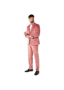 OppoSuits Vintage Pink Velvet Deluxe Velvet Suit