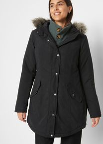 Parka s postrann&iacute;mi zipy k regulaci &scaron;&iacute;řky | Čern&aacute; | Vel. 38 | bonprix