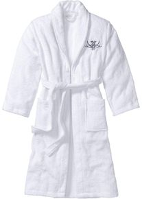 Froté župan z čisté bavlny | Bílá | Vel. 60/62 (4XL) | 100% bavlna,Froté| bonprix
