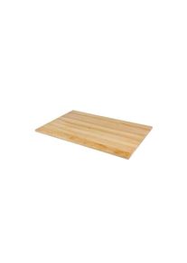 Bolero Rechteckige Tischplatte Natur Vorgebohrt 110 X 70Cm