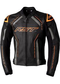 RST S-1, leather jacket , color: Black/Grey/Green , size: M
