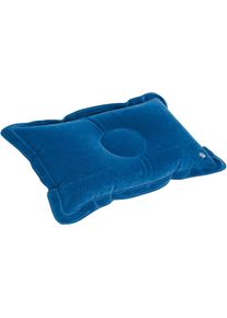 Brunner Morgan Velourskissen, blau