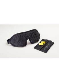 Cocoon DeLuxe Schlafbrille inkl. Ohrstöpsel, schwarz/grau