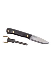 Casström Casström Woodsman Messer, mit Feuerschlagstahl, mooreiche, schwarz