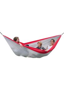 Amazonas Silk Traveller Leichthängematte, grau/rot, XXL