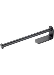 Wenko Nio Küchenrollenhalter, selbstklebend, schwarz