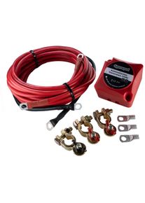 tigerexped automatisches Trennrelais-Set, 12V, spannungsmessend (VSR)