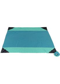 Ticket To The Moon Beach Blanket Strandmatte, smaragd/grün
