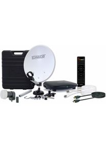 Schwaiger Camping-Sat-Anlage, Transportkoffer, Full HD Receiver