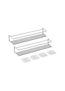 Metaltex Gewürzregal mit U-Fix, 1 Paar