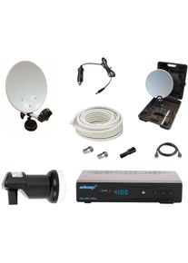Ankaro ANK CAMP 2 Campingset Satantenne inkl. HD-Receiver