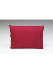 Cocoon Kissenbezug, Seide/Baumwolle, 25x35cm, rot