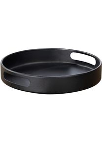 Wenko Susie Drehbares Tablett, schwarz matt