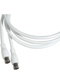 Schwaiger Sat-Kabel mit Quick-Steckern, Länge 5 m