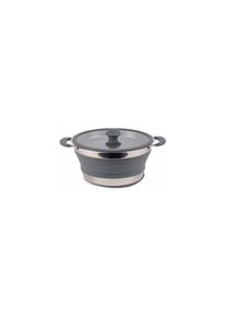 Kampa Kochtopf, faltbar, Edelstahl, grau, 3L