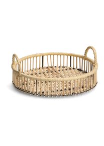 zeller Rattan Dekotablett, Ø32cm