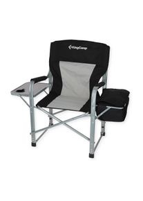 KingCamp Comfort Director Deluxe Regiestuhl, schwarz/grau