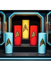 Sternenflottenabzeichen Gläser 5er Set - Star Trek