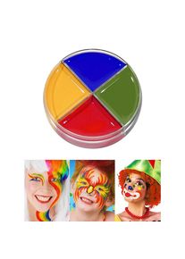 maskworld Creme Schminke rot-blau-gelb-grün Fasching Make-up 15ml | Halloween Kinderschminke