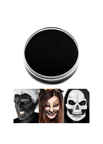 maskworld Creme Schminke Schwarz Make-up 15ml | Halloween Kinderschminke