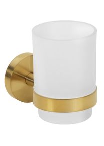 SAPHO X-ROUND GOLD sklenka, mléčné sklo, zlato mat XR903GB