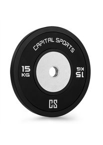 Capital Sports Inval Hi-Grade Competition, kotouče, Ø 50 mm, hliníkové jádro, guma, 15 kg
