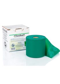 TheraBand latexfreies Übungsband, 22.85 m, stark (grün)