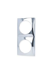 Berker Integro Flow Rahmen, 2-fach, chrom glänzend