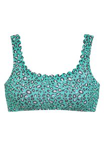 Lascana Ženy Horní díl plavek šedá / mátová / černá 40