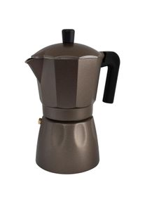 Eurotrail Espressokocher, braun, 6 Tassen