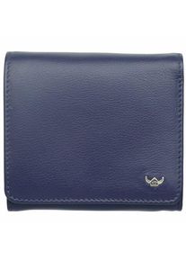 Golden Head Madrid Geldbörse RFID Leder 10 cm blau