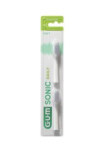 GUM ActiVital Sonic Daily n&aacute;hradn&iacute; hlavice, soft, b&iacute;l&eacute;, 2 ks