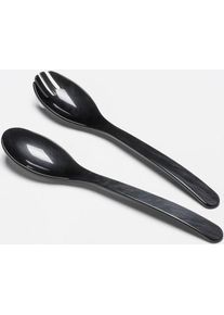 G.F. Heim Söhne Salatbesteck aus Acrylglas anthrazit 29,5cm 817-27