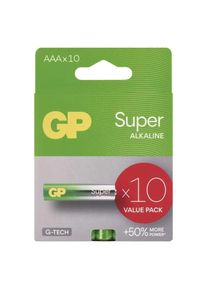 EMOS Alkalická baterie GP Super AAA (LR03), 10ks B0111G