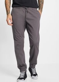 Relaxed Fit strečov&eacute; chino kalhoty bez zap&iacute;n&aacute;n&iacute; Straight | &Scaron;ed&aacute; | Vel. 50 | bonprix
