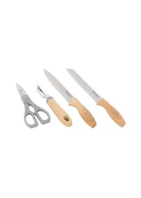 Outwell Chena Messerset, 4-teilig, grau/beige