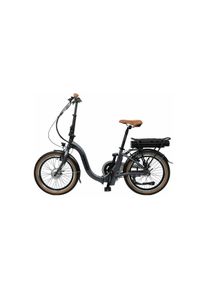 Blaupunkt Franzi E-Faltrad, 3-Gang, 20" , 36V/10,4Ah, titanium matt