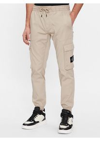 Calvin Klein pánské béžové cargo kalhoty