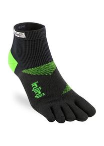 injinji Trainer Mini Crew Sports socks (S, black)