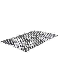 Bo-Camp Wave Chillmatte, 200x270cm, schwarz/weiß